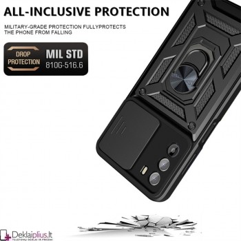 5in1 smūgiams atsparus dėklas su žiedu ir kameros apsauga Motorola Moto G42 telefonui 5in1 smūgiams atsparus dėklas su žiedu ir kameros apsauga Motorola Moto G42 telefonui